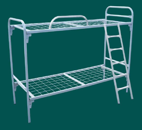 Кровати металлические двухярусные с лестницами в интернаты - изображение 1