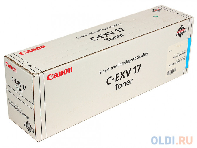 Тонер-картридж оригинальный Canon C-EXV17 GPR-21 Cyan (синий) - изображение 1