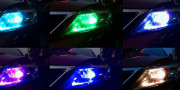 Мультицветные габаритные лампы для авто